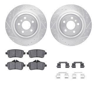 R1 Concepts® - Drilled and Slotted Brake Kit with 5000 OE Pads