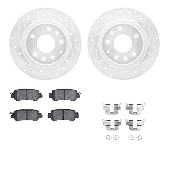 R1 Concepts® - Drilled and Slotted Brake Kit with 5000 OE Pads