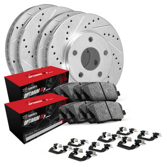 R1 Concepts® - Drilled and Slotted Brake Kit with Optimum OE Pads