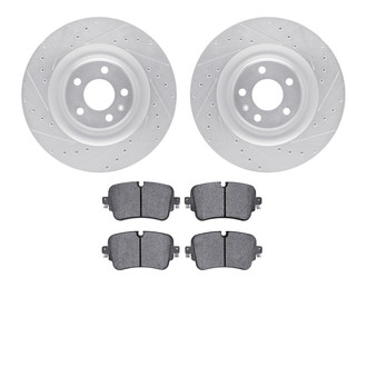 R1 Concepts® - Drilled and Slotted Brake Kit with 5000 OE Pads