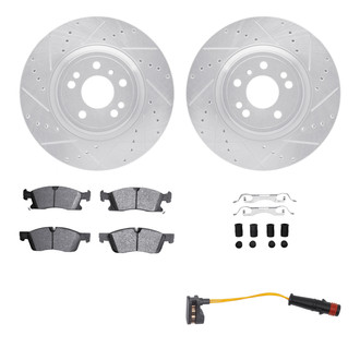 R1 Concepts® - Drilled and Slotted Brake Kit with Performance Off-Road/Tow Brake Pads