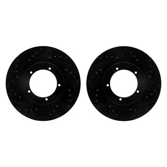 R1 Concepts® - eLINE Series™ Drilled and Slotted Front Brake Rotor Set