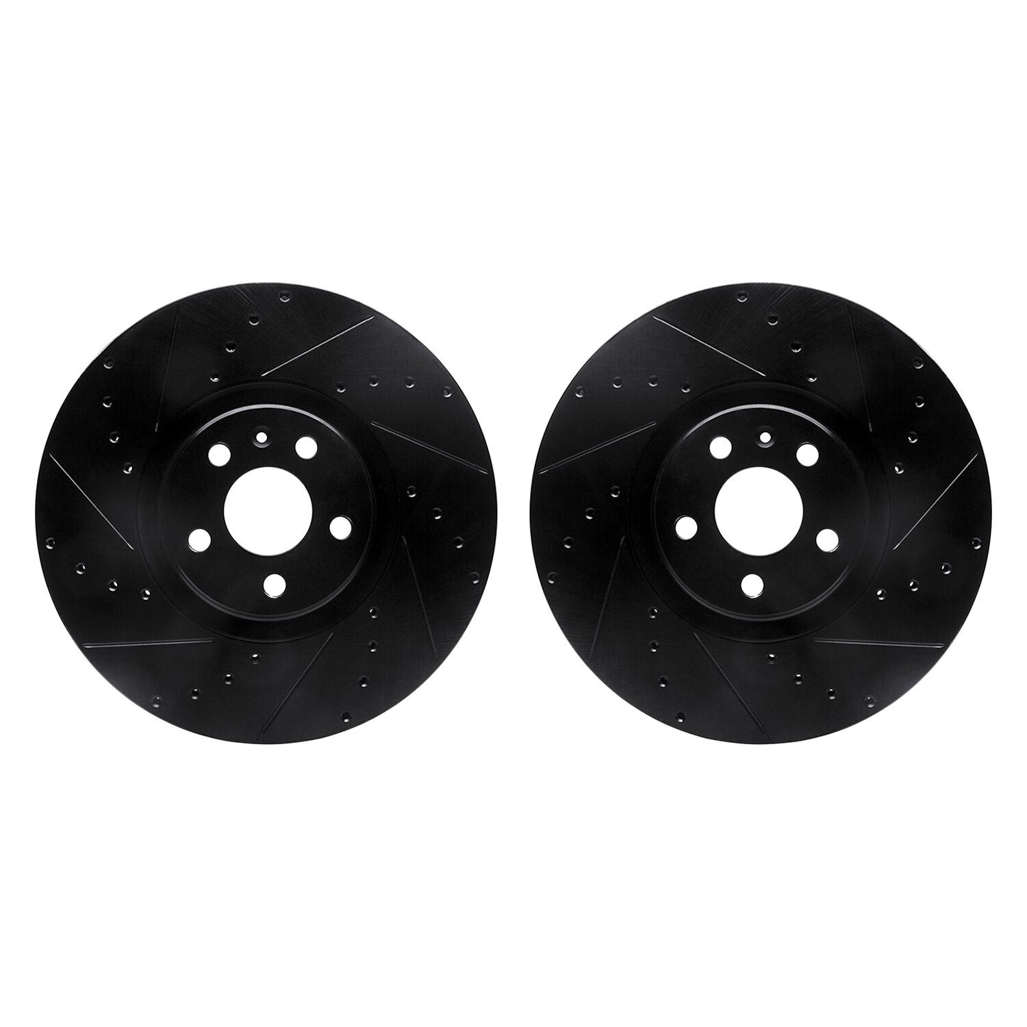 R1 Concepts Drilled And Slotted Carbon Coated Disc Brake Rotor Set WBPN1- 27025 - Walmart Supplies - View #10