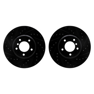 R1 Concepts® - Drilled and Slotted Front Brake Rotor Set