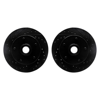 R1 Concepts® - Drilled and Slotted Front Brake Rotor Set
