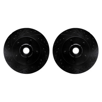R1 Concepts® - Drilled and Slotted Front Brake Rotor Set