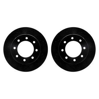R1 Concepts® - Drilled and Slotted Front Brake Rotor Set