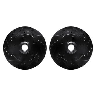 R1 Concepts® - Drilled and Slotted Front Brake Rotor Set