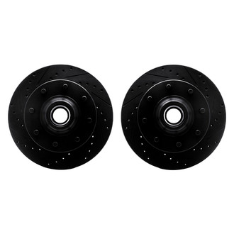 R1 Concepts® - Drilled and Slotted Front Brake Rotor Set