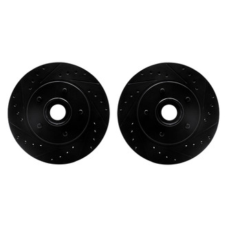 R1 Concepts® - Drilled and Slotted Front Brake Rotor Set