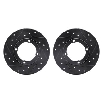R1 Concepts® - Drilled and Slotted Front Brake Rotor Set