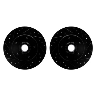 R1 Concepts® - Drilled and Slotted Front Brake Rotor Set