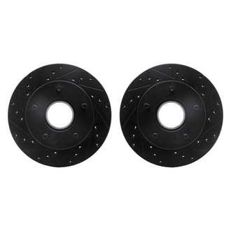 R1 Concepts® - Drilled and Slotted Front Brake Rotor Set