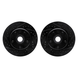 R1 Concepts® - Drilled and Slotted Front Brake Rotor Set