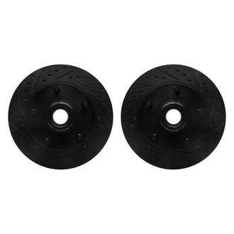 R1 Concepts® - Drilled and Slotted Front Brake Rotor Set
