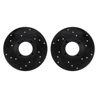 R1 Concepts® - Drilled and Slotted Front Brake Rotor Set