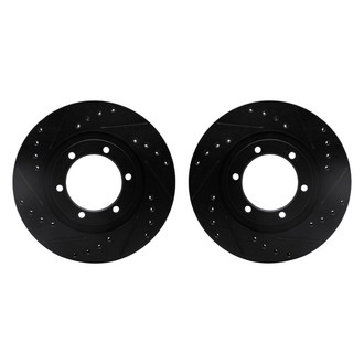 R1 Concepts® - eLINE Series™ Drilled and Slotted Front Brake Rotor Set