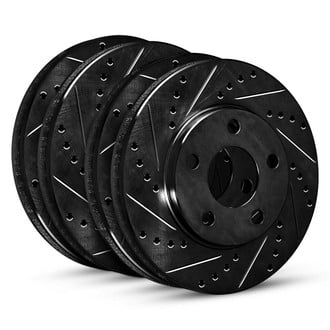 R1 Concepts® - Drilled and Slotted Disc Brake Rotor Set