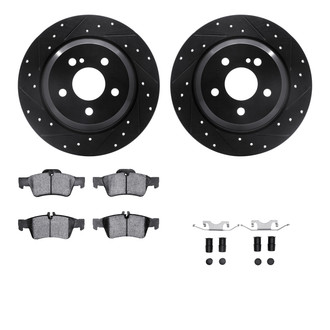R1 Concepts® - Drilled and Slotted Brake Kit with Optimum OE Pads