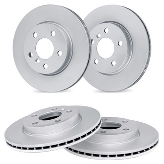 R1 Concepts® - Cross Drilled Front and Rear Brake Rotor Set