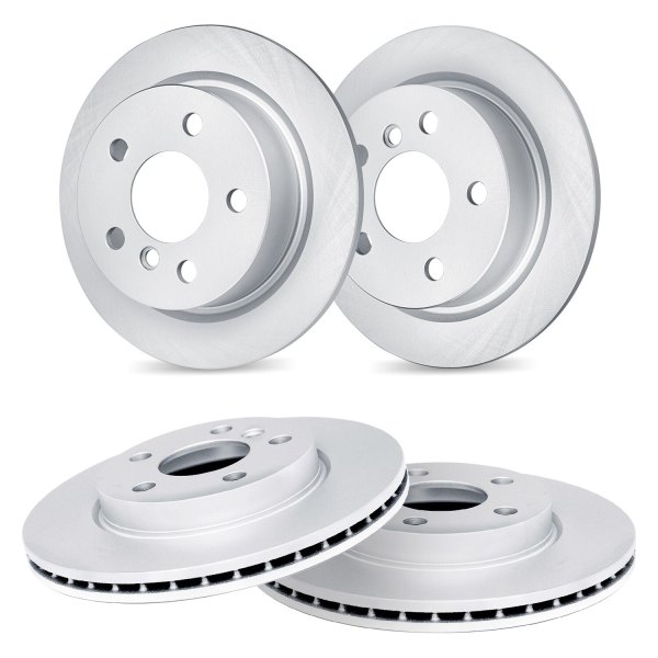 R1 Concepts® - Front and Rear Brake Rotor Set