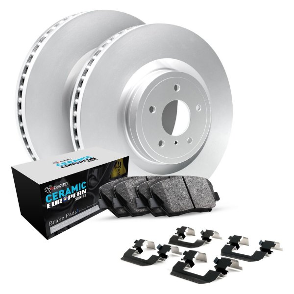  R1 Concepts® - Front Brake Kit with Euro Ceramic Pads