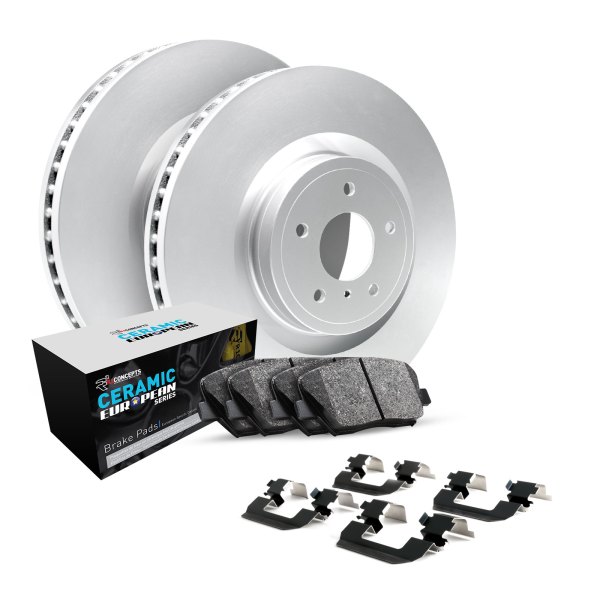  R1 Concepts® - Rear Brake Kit with Euro Ceramic Pads