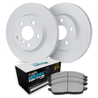 R1 Concepts® - Rear Brake Kit with Euro Ceramic Pads