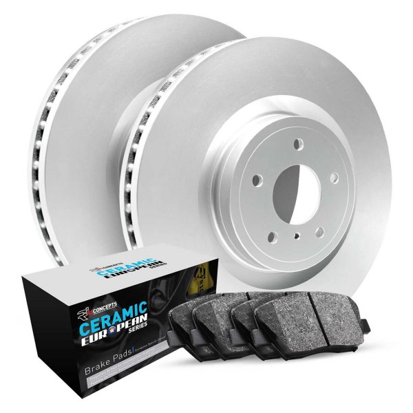  R1 Concepts® - Rear Brake Kit with Euro Ceramic Pads