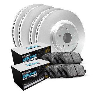 R1 Concepts® - Carbon Coated Brake Kit with Euro Ceramic Pads