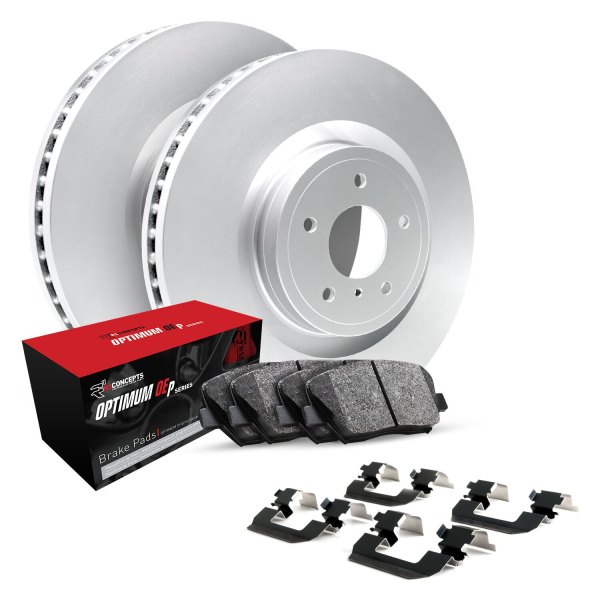  R1 Concepts® - Front Brake Kit with Optimum OE Pads