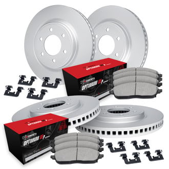 R1 Concepts® - Plain Brake Kit with Optimum OE Pads