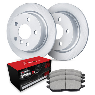 R1 Concepts® - Rear Brake Kit with Optimum OE Pads