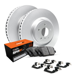 R1 Concepts® - Carbon Coated Brake Kit with Super Duty Pads