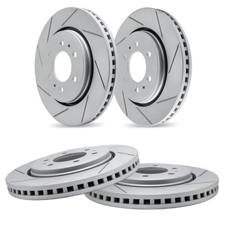 R1 Concepts® WLPN2-54314 - Slotted Front and Rear Brake Rotor Set