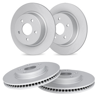 R1 Concepts® WLPN2-55025 - Slotted Front and Rear Brake Rotor Set