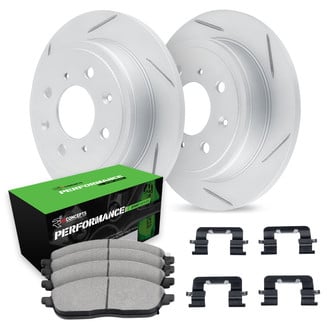 R1 Concepts® - Slotted Brake Kit with Performance Off-Road/Tow Brake Pads
