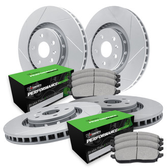 R1 Concepts® - Slotted Brake Kit with Performance Off-Road/Tow Brake Pads