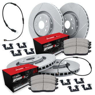 R1 Concepts® - Slotted Brake Kit with Optimum OE Pads