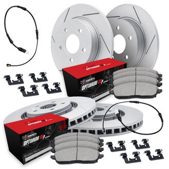 R1 Concepts® - Slotted Brake Kit with Optimum OE Pads