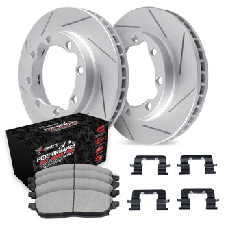R1 Concepts® - Slotted Brake Kit with Performance Off-Road/Tow Brake Pads