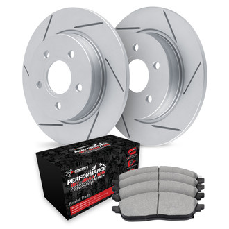 R1 Concepts® - Slotted Brake Kit with Performance Off-Road/Tow Brake Pads