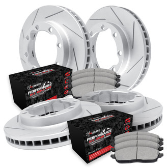R1 Concepts® - Slotted Brake Kit with Performance Off-Road/Tow Brake Pads