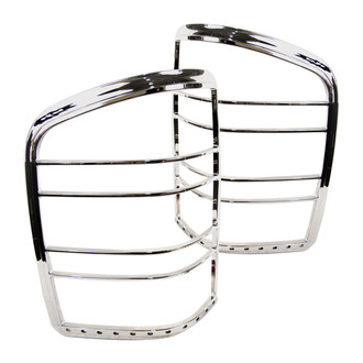 Race Sport® RS-0713CHEVY2-TLB - Chrome LED Tail Light Bezels