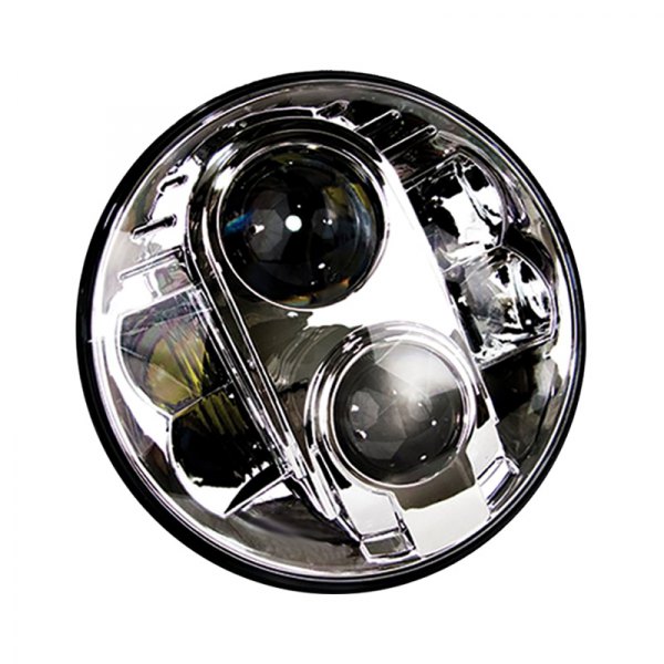 Race Sport® - 7" Round Chrome Projector LED Headlight