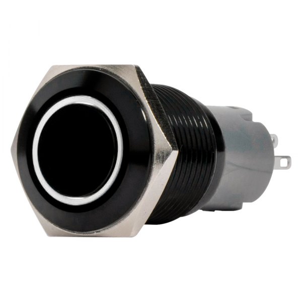  Race Sport® - 0.75" 2-Position White LED Switch with Black Flush Mount