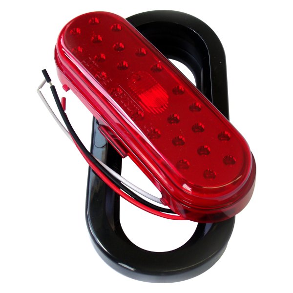 Race Sport® - 6 "x 2.5" Rectangular Red LED Side Marker Light