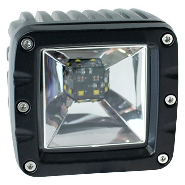 Race Sport® - Black Square 2-Function LED Backup/Brake Light