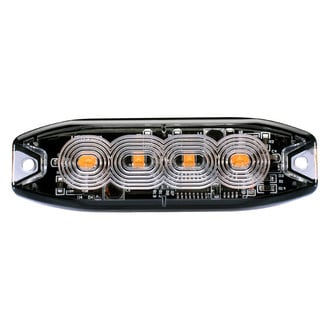 Race Sport® - Pro Series Bolt-On Mount White/Amber LED Strobe Light