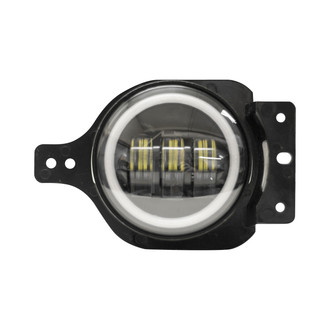 Race Sport® - Blacked Out App Bluetooth Control Halo Projector LED Fog Light with RGB Multicolor Halo